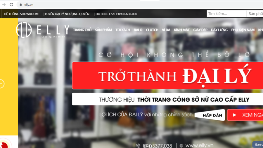các trang web bán túi sách ely