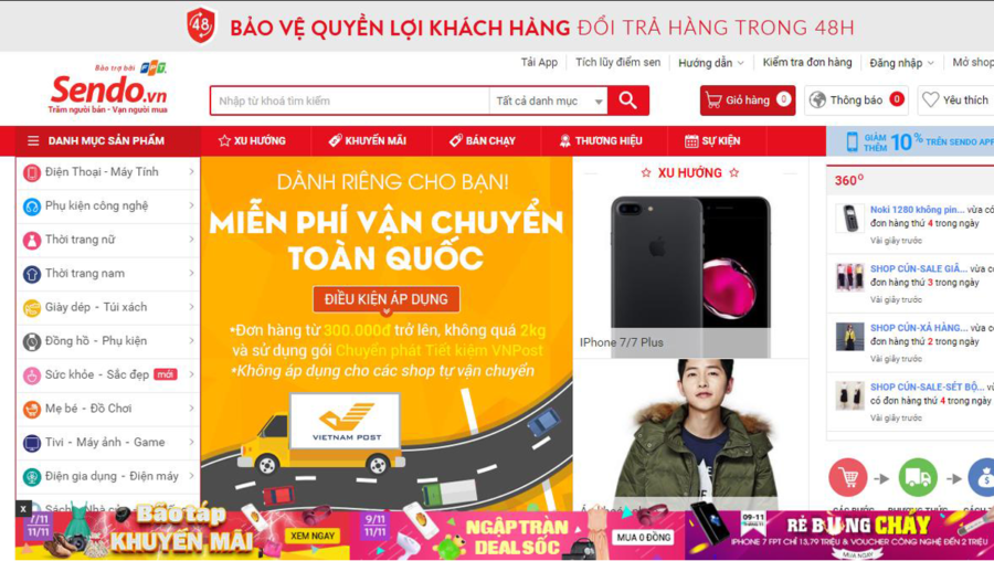 top 10 website bán hàng online uy tín nhất 2019