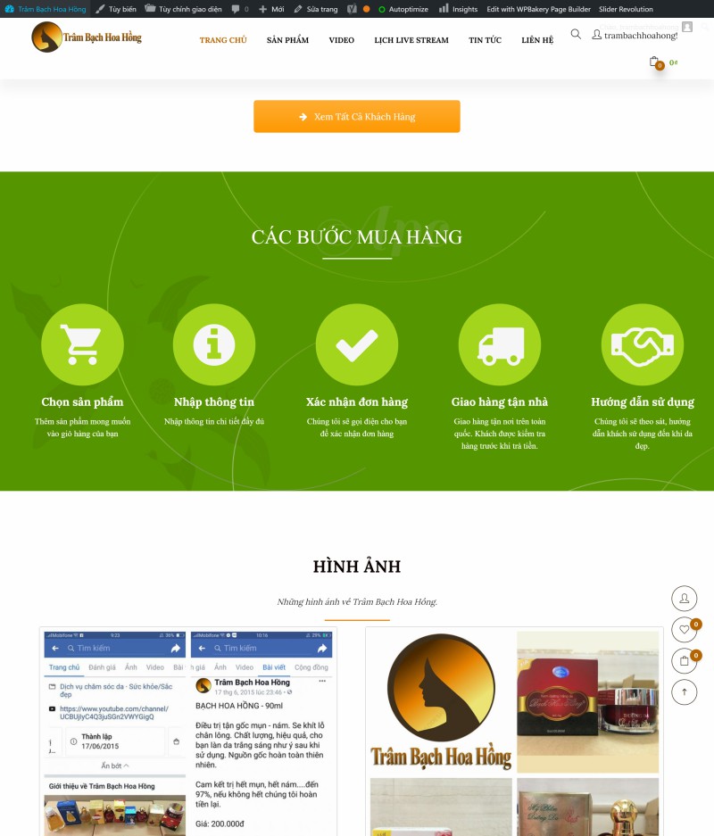 landing page website bán hàng