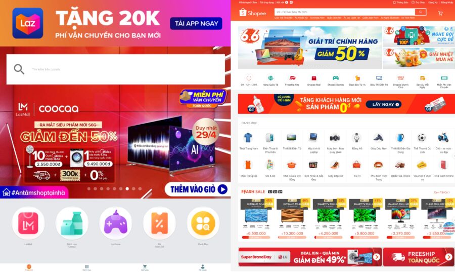 Nên bán hàng online ở trang website