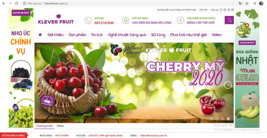 Top 10 trang web bán hàng trực tuyến về trái cây hàng đầu tại Hồ Chí Minh