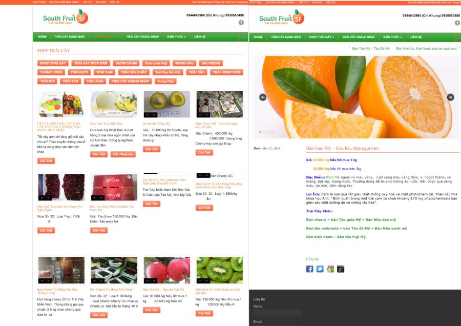 Trái Cây Miền Nam là địa chỉ web mua bán trái cây đáng tin cậy